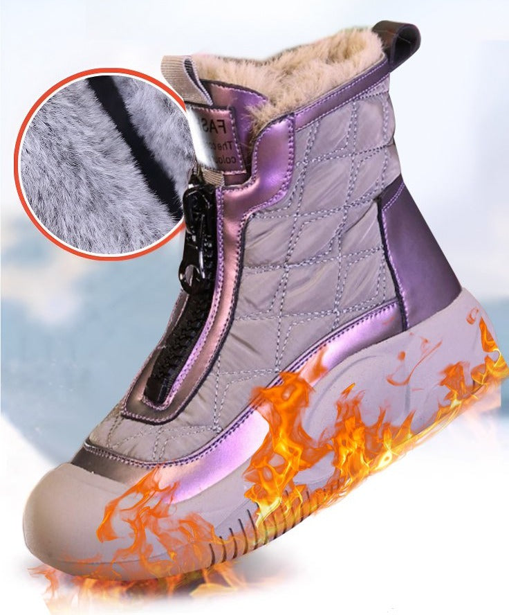 Emilia WarmBoot - Wasserdichte, rutschfeste Spitzenstiefel